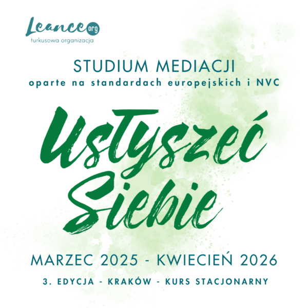 Studium Mediacji - "Usłyszeć siebie"