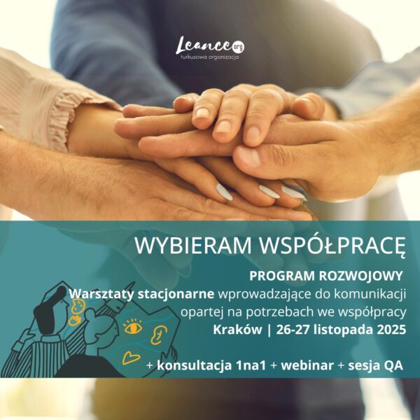 Wybieram współpracę. Komunikacja konstruktywna w biznesie
